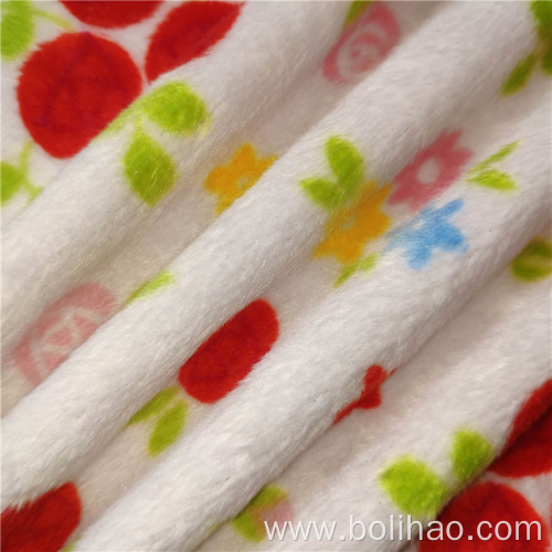 Printed One Side Super Soft Fleece Fabric